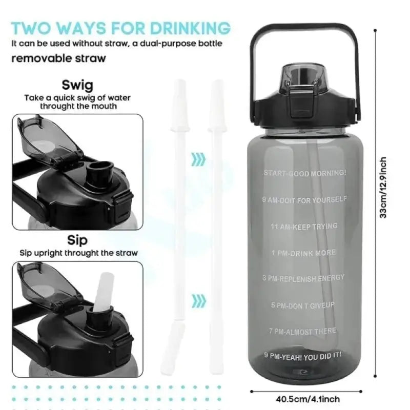 Motivational Water Bottle Set of 3