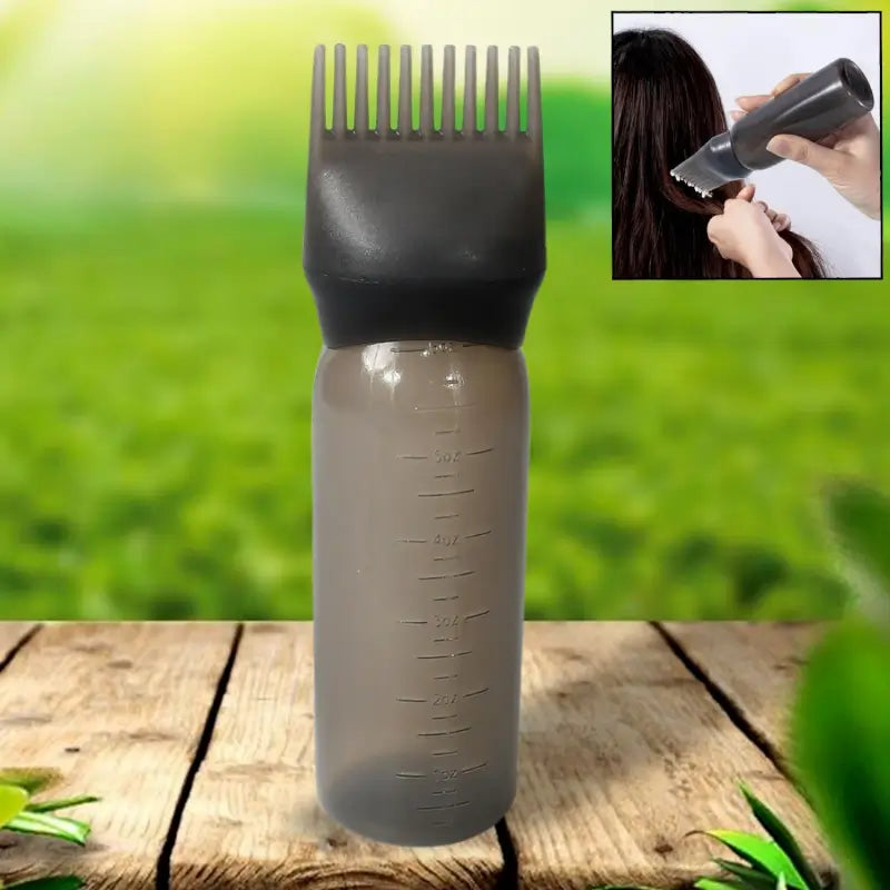 Comb Applicator Bottle – Hair Dye & Oil Brush