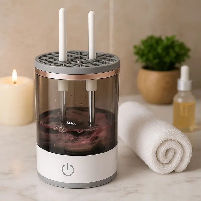 Automatic Electric Makeup Brush Cleaner – Hand-Free