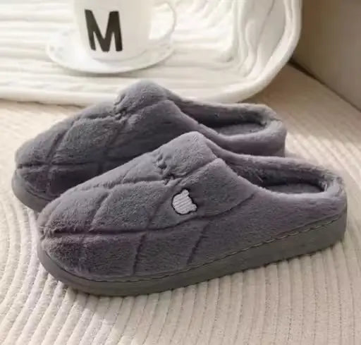 Unisex Winter Warm Flip Flop Slippers for Indoor and Outdoor Use