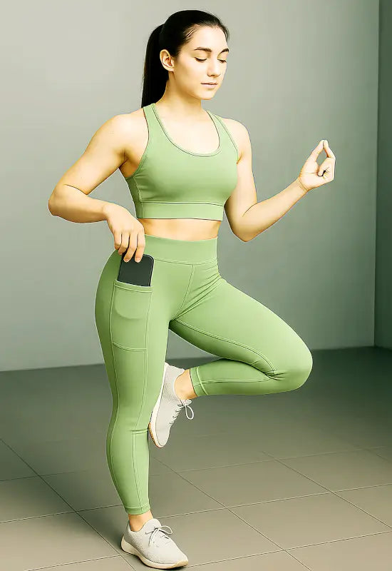 Premium Quality Stretchable Yoga Tights | Soft Mid-Waist Gym Leggings | Workout Pants for Girls or Women