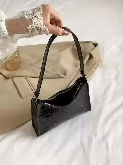 Textured Sling Bag for Women – Faux Leather Crossbody Bag