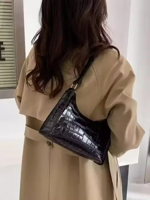 Textured Sling Bag for Women – Faux Leather Crossbody Bag