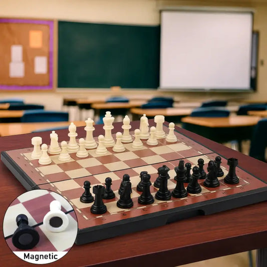 Premium Portable Chess Set – Foldable Travel Board