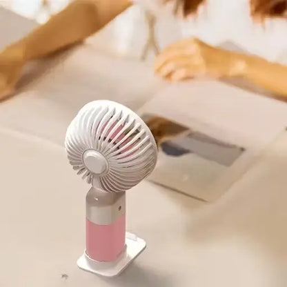 USB Rechargeable Handheld Stand Fan